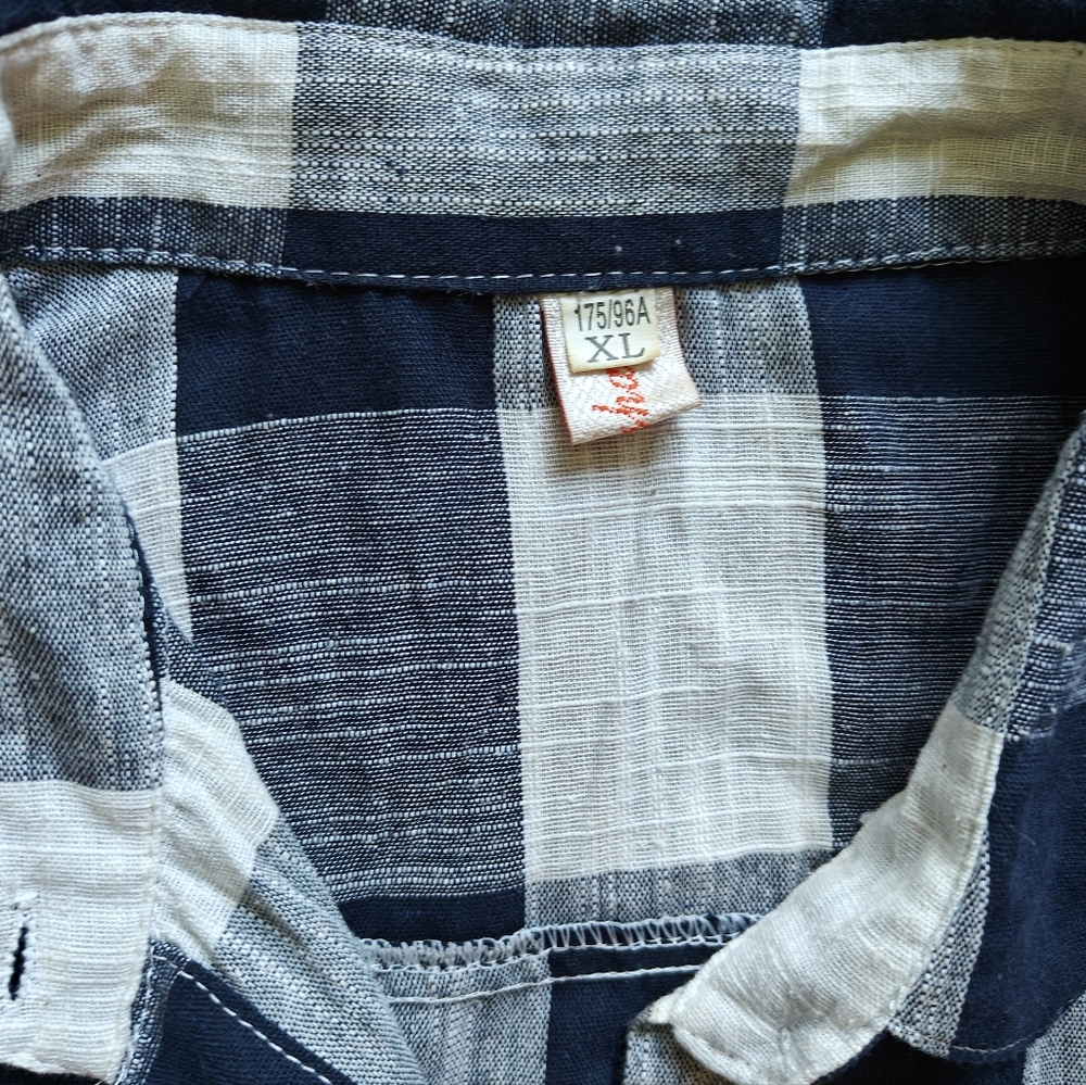 Plaid Button Down Top With Pockets - image 5